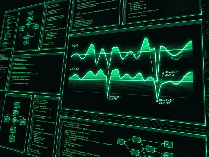视频剪辑节奏 91看片 完播率波形分析